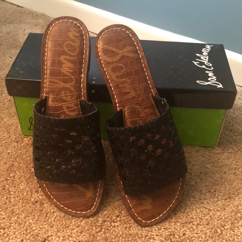 Sam Edelman black Genova sandal
